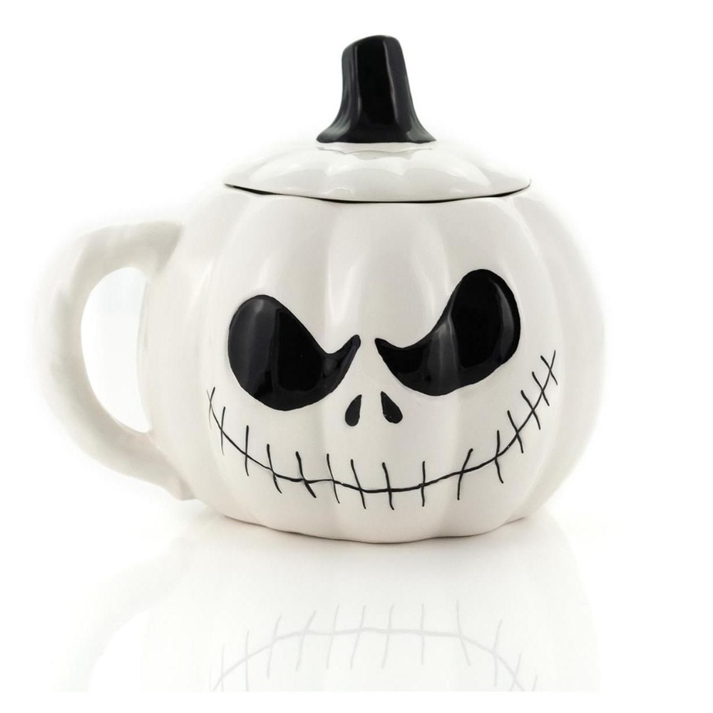 Nightmare Before Christmas JACK Ceramic Mug w/ Lid